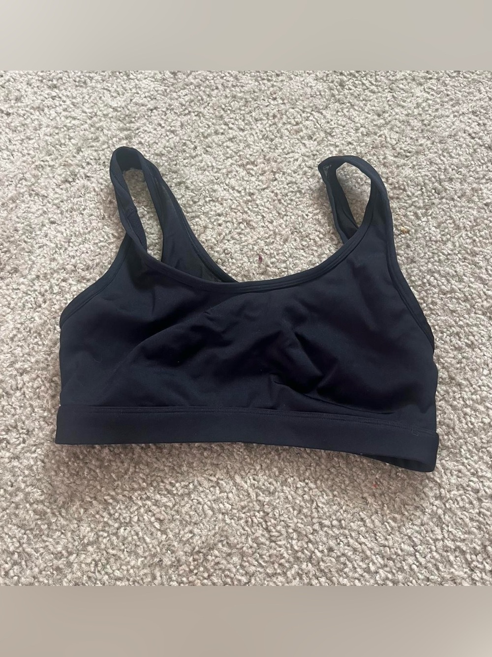 aerie Black Low-Impact Sports Bralette